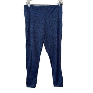 ClimateRight By Cuddl Duds Women's Blue Heathered Leggings XL